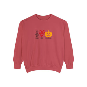 Peace Love Halloween Sweatshirt