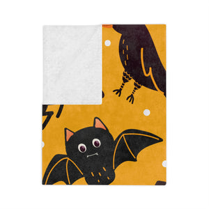 Spooky Skulls Fleece Blanket