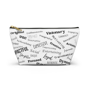 Expressive T-Bottom Cosmetics Pouch