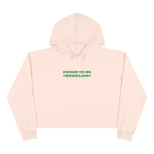 Cropped Hoodie — Brazilian Pride Edition — LatinaVibe