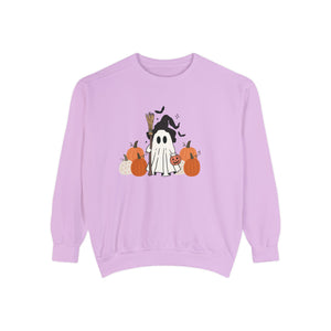 Ghostly Pumpkins Garment-Dyed Sweatshirt