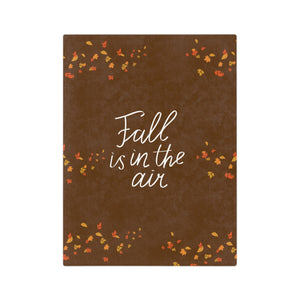 Fall is in the Air Fleece Blanket