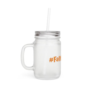 #FallVibes Frosted Mason Jar