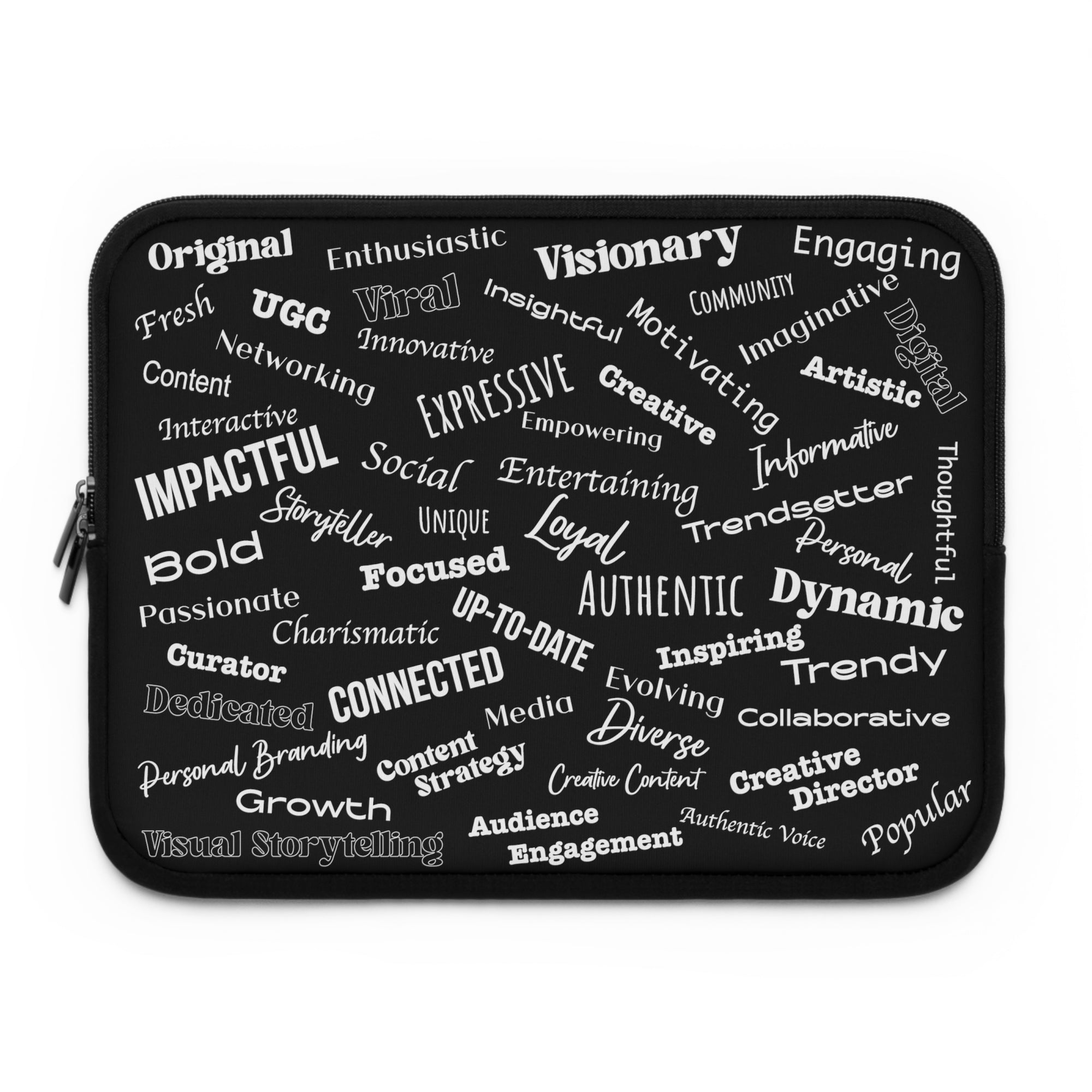 Dark Expressive Laptop Sleeve