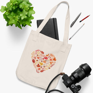 Heart of Autumn Organic Tote