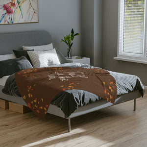 Fall is in the Air Fleece Blanket