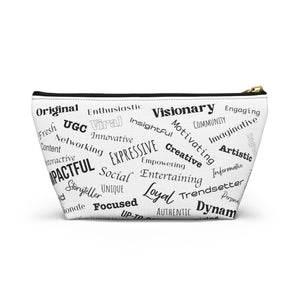 Expressive T-Bottom Cosmetics Pouch