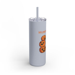 Vaso de Halloween con forma de calabaza apilada, 20 oz