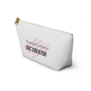 Beauty & Cosmetics UGC Creator T-Bottom Cosmetics Pouch