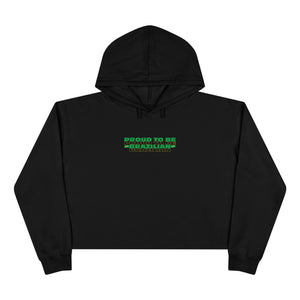 Cropped Hoodie — Brazilian Pride Edition — LatinaVibe