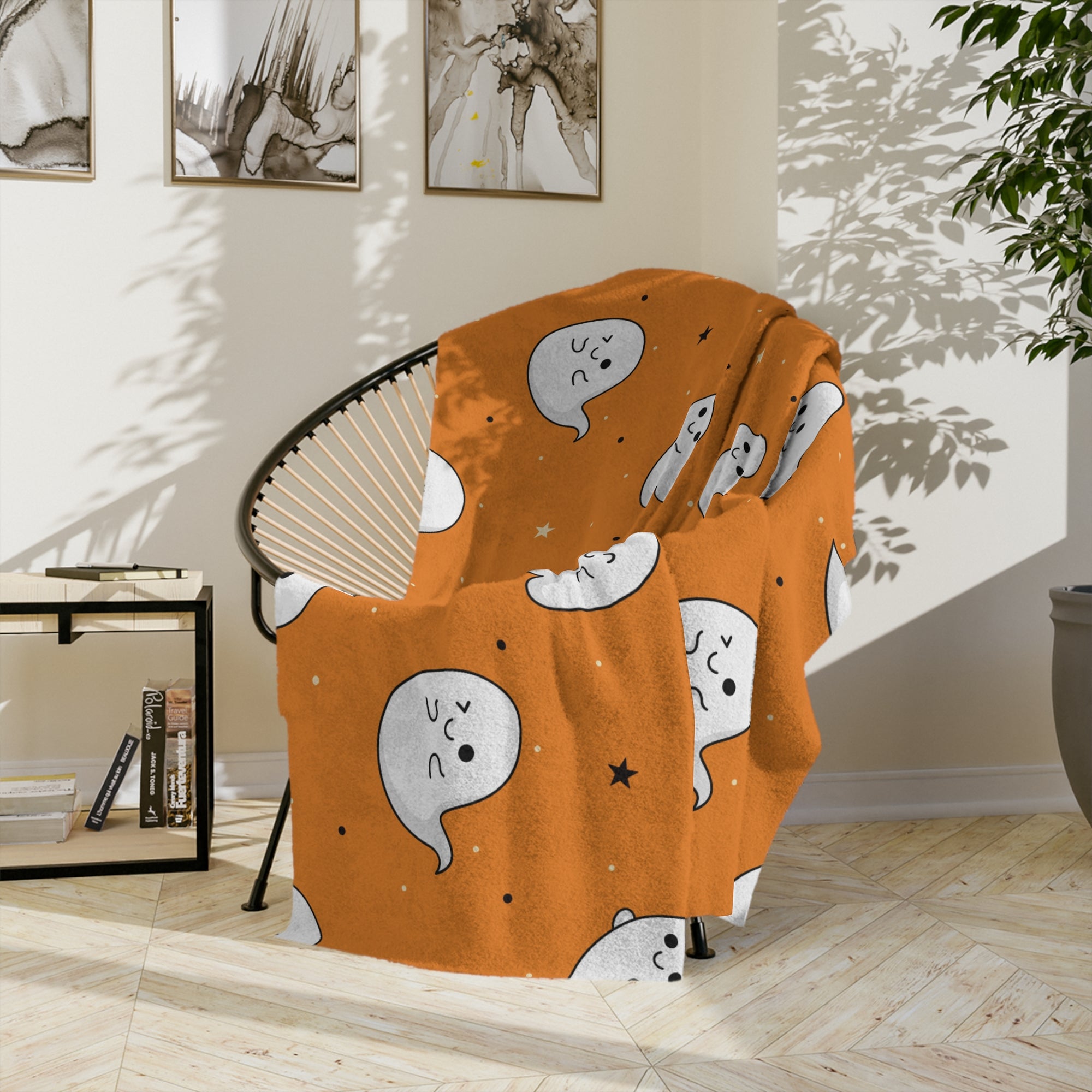 Ghostly Whispers Fleece Blanket