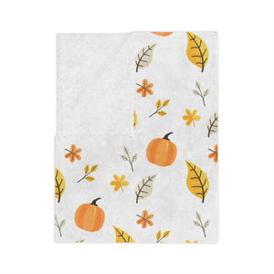 Pumpkin Harvest Fleece Blanket