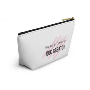 Beauty & Cosmetics UGC Creator T-Bottom Cosmetics Pouch