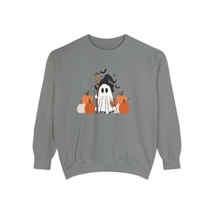 Ghostly Pumpkins Garment-Dyed Sweatshirt