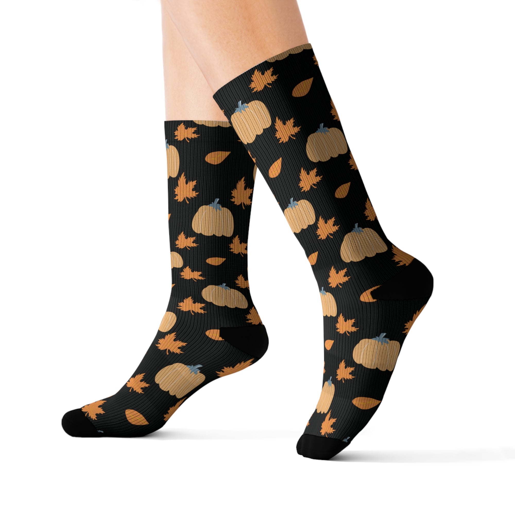 Autumn Vibes Pumpkin Socks