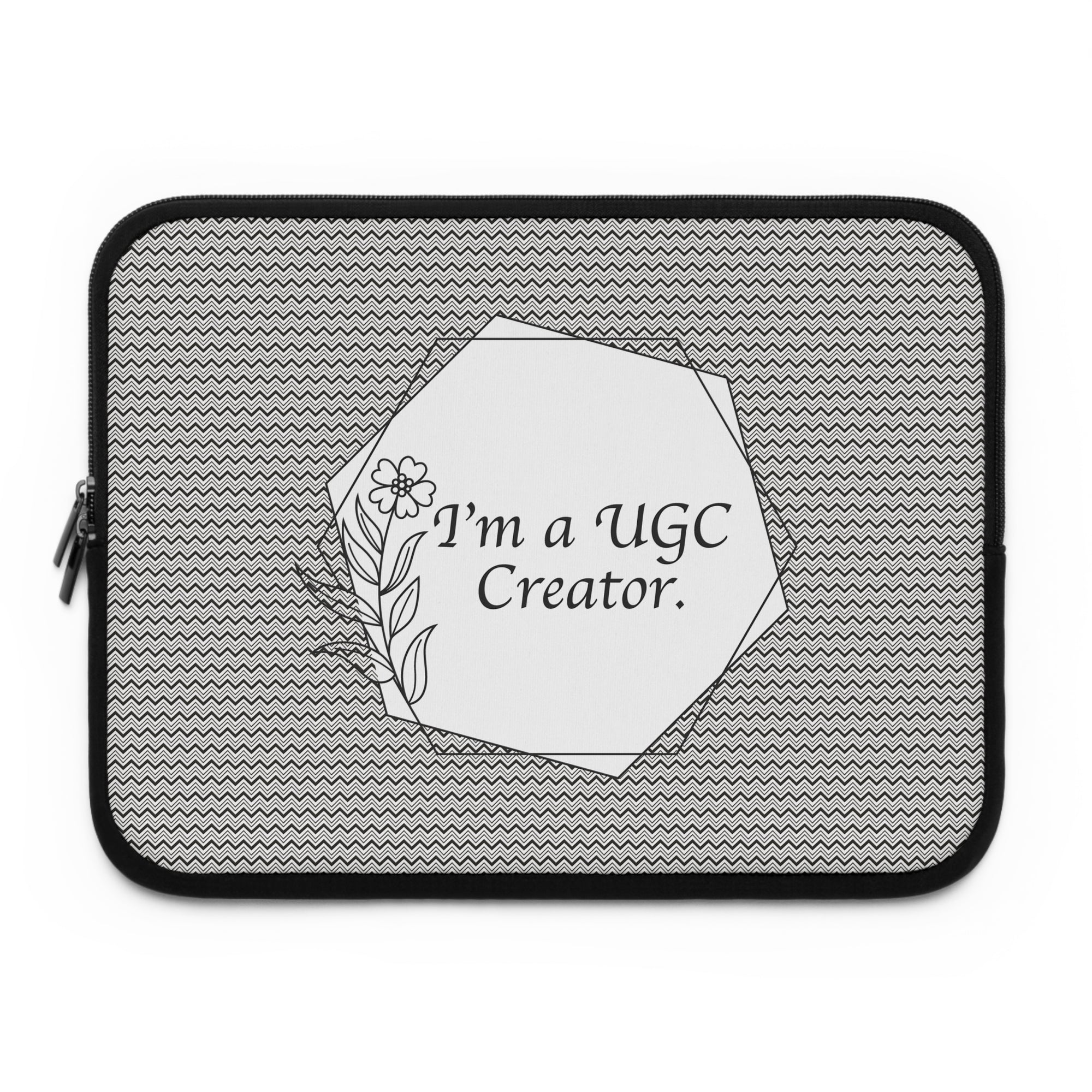 Blossom I'm A UGC Creator Laptop Sleeve