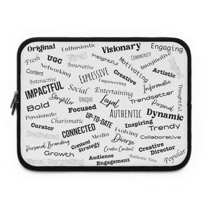 Light Expressive Laptop Sleeve