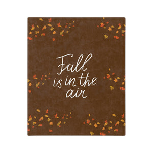 Fall is in the Air Fleece Blanket