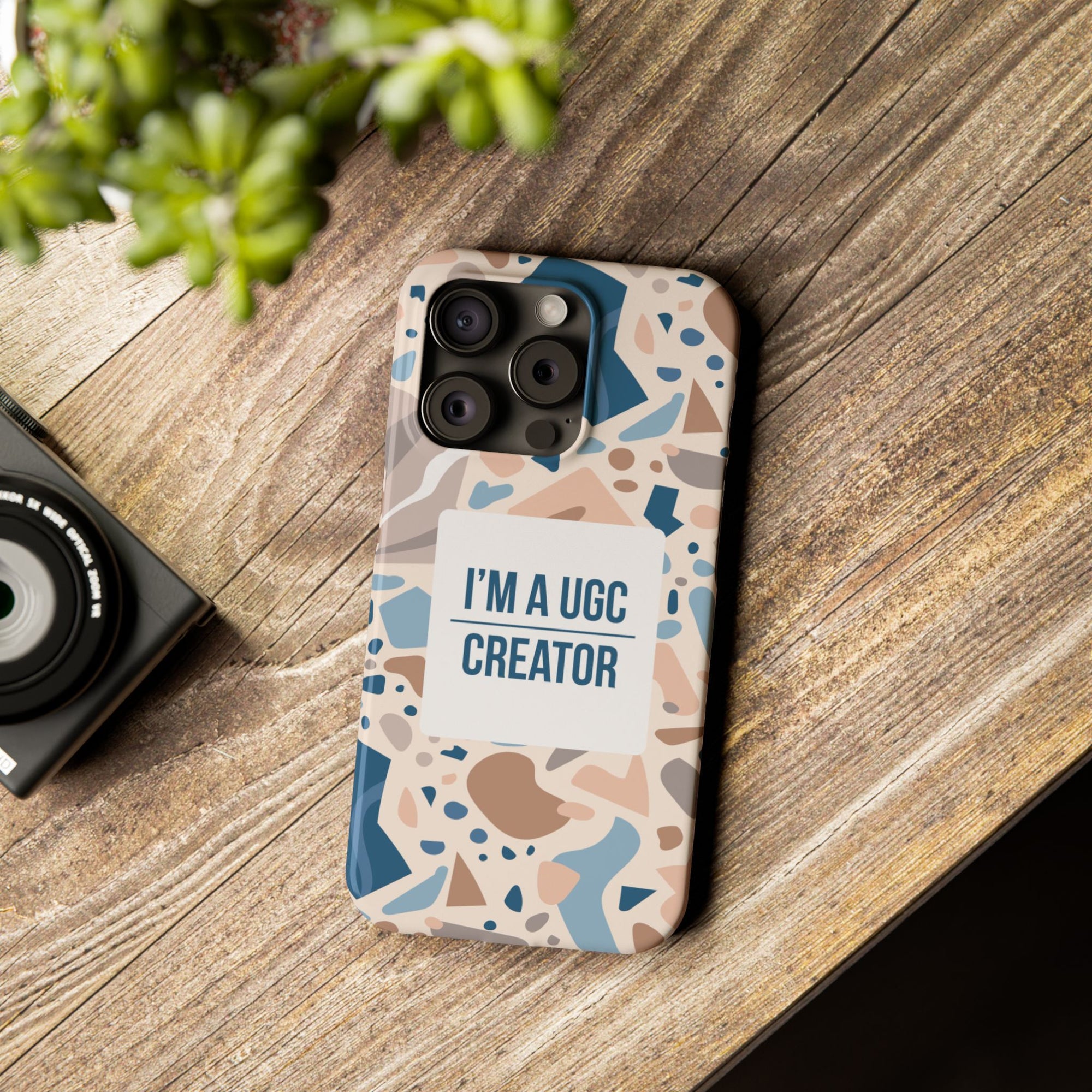 Funda para teléfono "Soy un creador de contenido generado por usuarios"