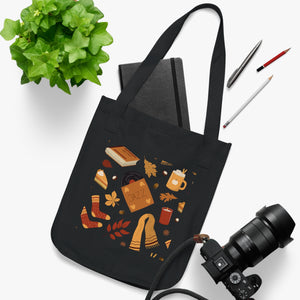 Cozy Autumn Vibes Organic Tote