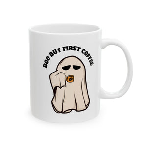 Taza de café Boo But First