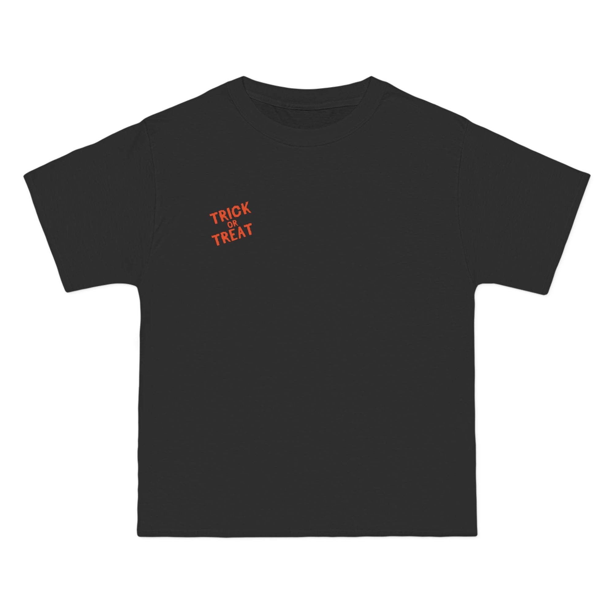 Camiseta minimalista de truco o trato