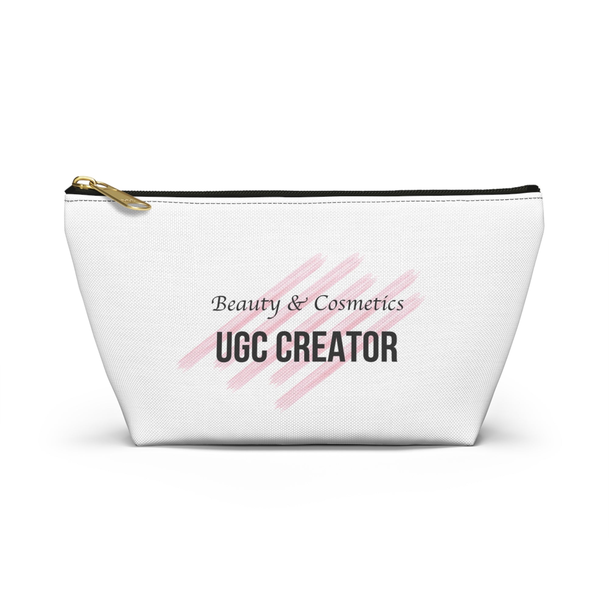 Beauty & Cosmetics UGC Creator T-Bottom Cosmetics Pouch