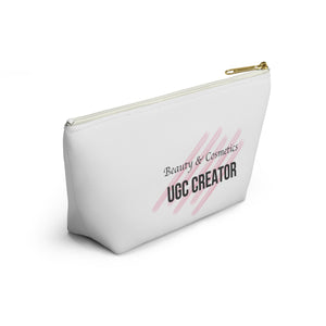 Beauty & Cosmetics UGC Creator T-Bottom Cosmetics Pouch