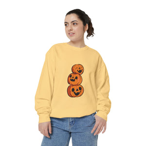 Triple Pumpkin Delight Women's Sweatshirt