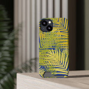 Funda para teléfono tropical con tarjetero