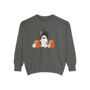 Ghostly Pumpkins Garment-Dyed Sweatshirt