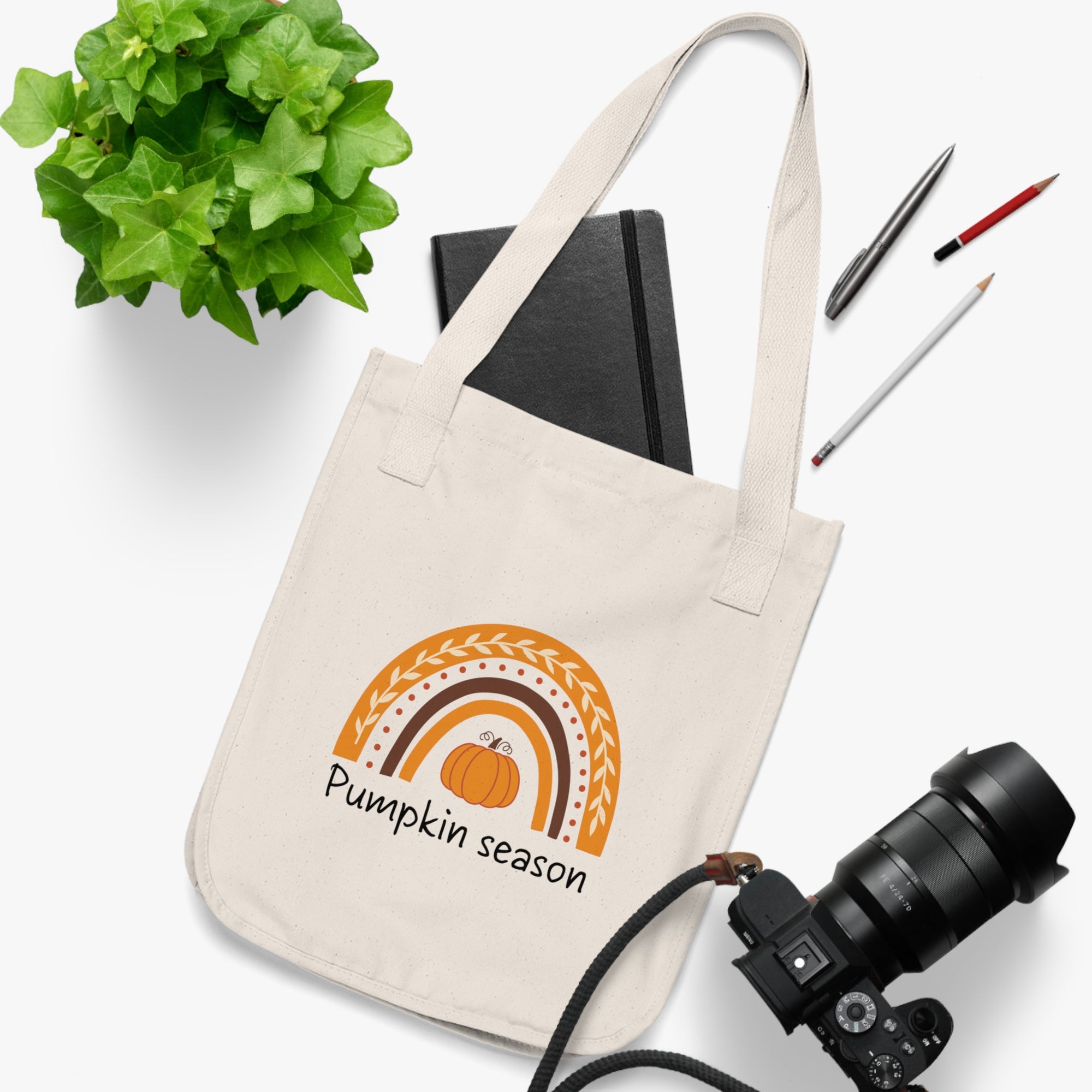 Pumpkin Season Organic Tote