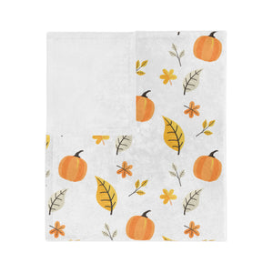 Pumpkin Harvest Fleece Blanket