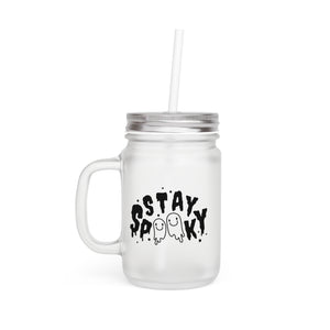 Stay Spooky Frosted Mason Jar