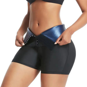 Pantalones de sauna de neopreno de cintura alta para mujer