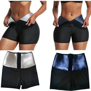 Pantalones de sauna de neopreno de cintura alta para mujer