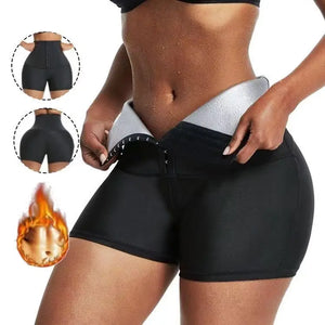 Pantalones de sauna de neopreno de cintura alta para mujer