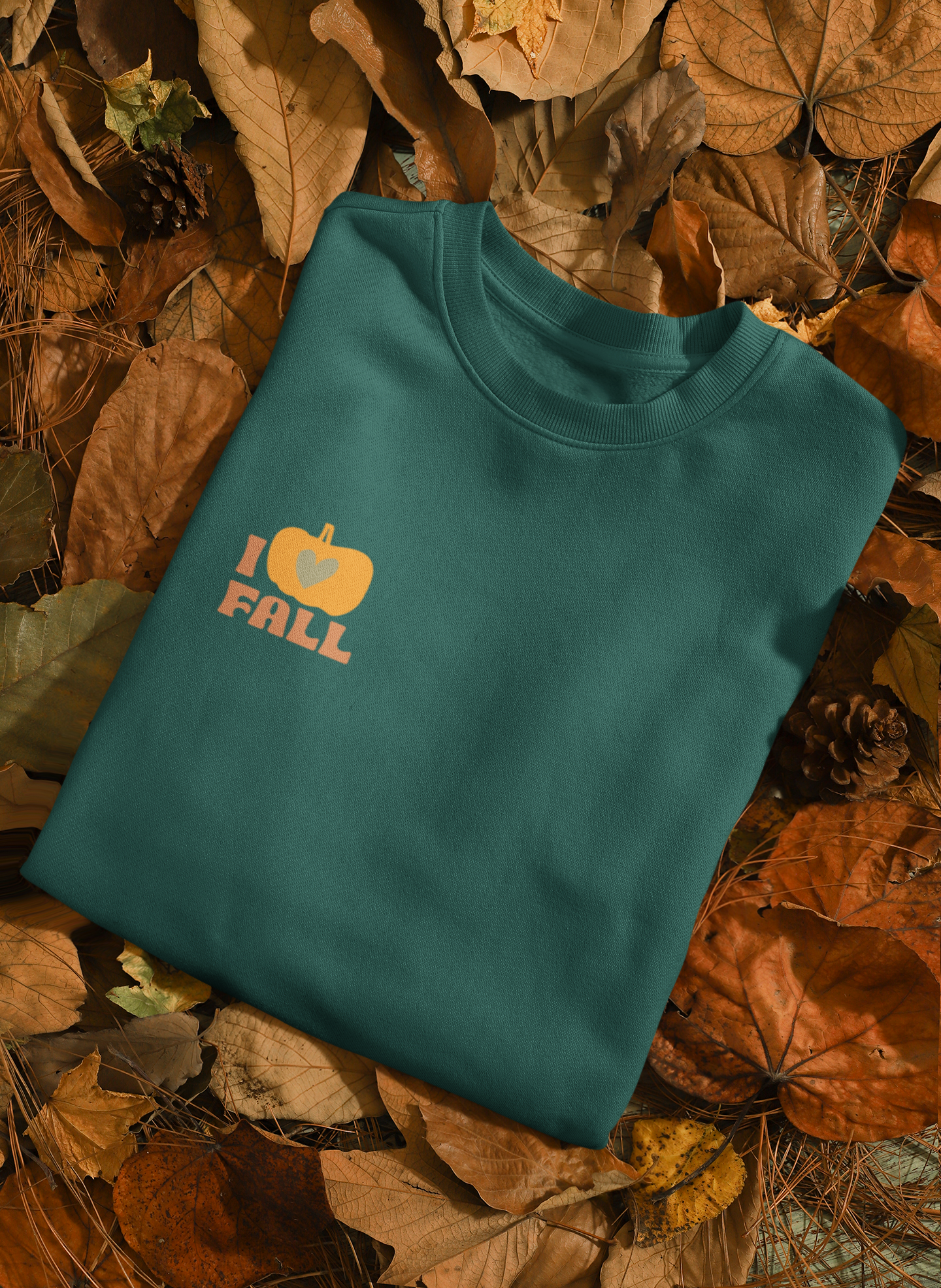 Sudadera con la frase "Amo el otoño" 