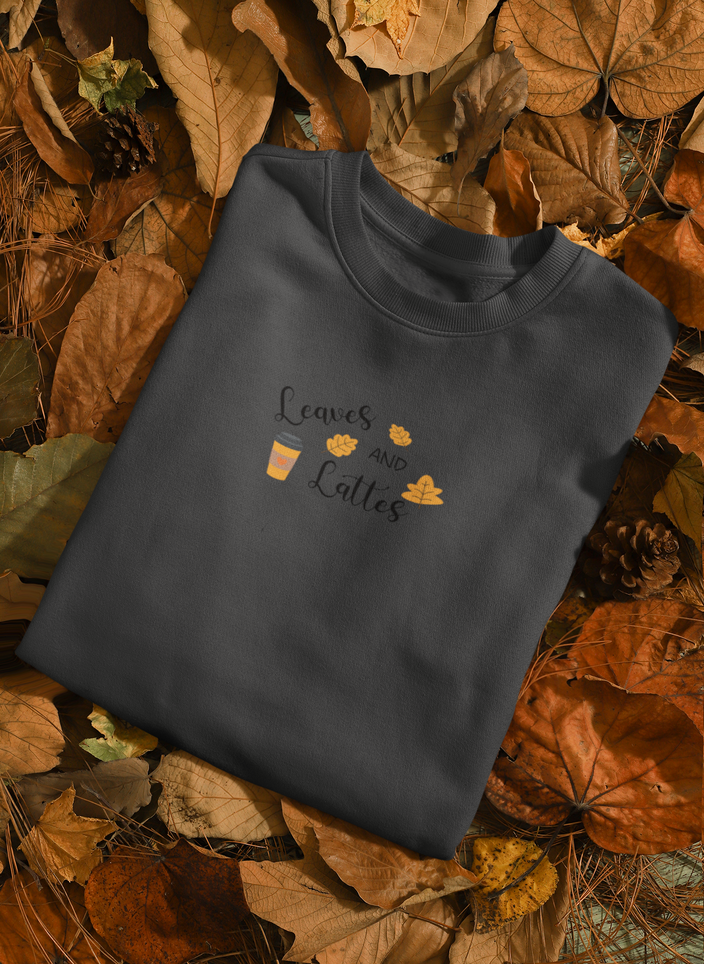 Sudadera Leaves &amp; Lattes 